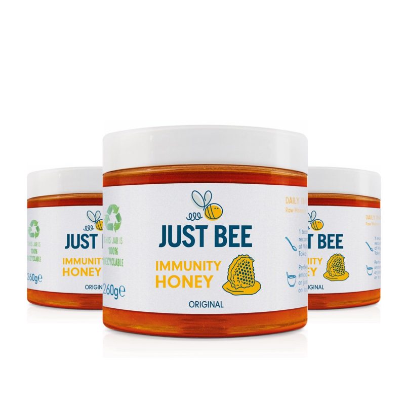 just bee immunity vitamin honey