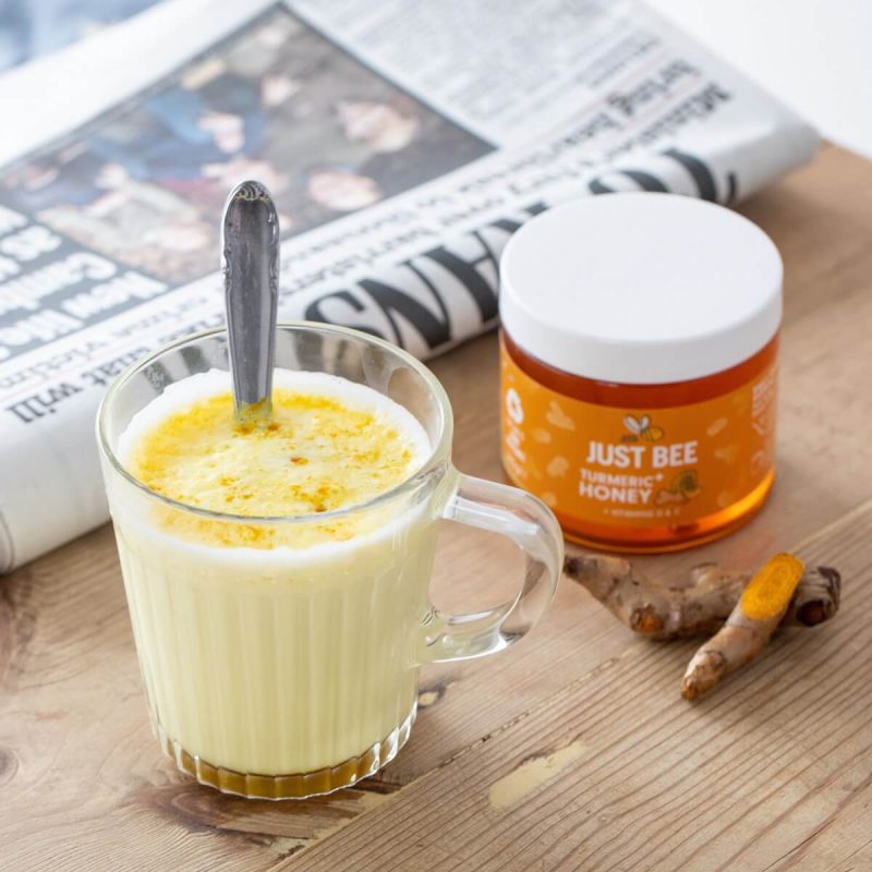 turmeric honey latte